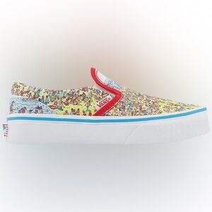 Unisex VANS Where’s Waldo? Slip on Sneakers- Size Women’s 7